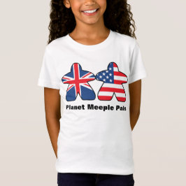 Camiseta Planet Meple Pals, UK & US Girls Shirt