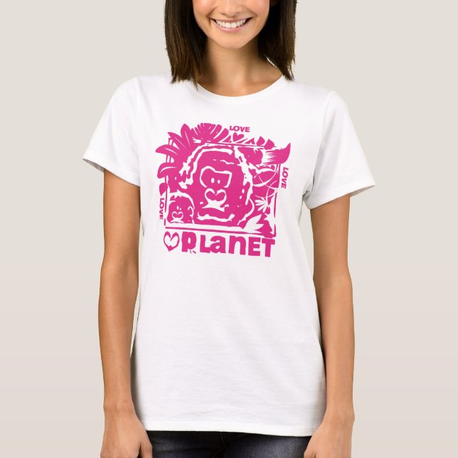 CAMISETA PLANETA AMOR (Frente)