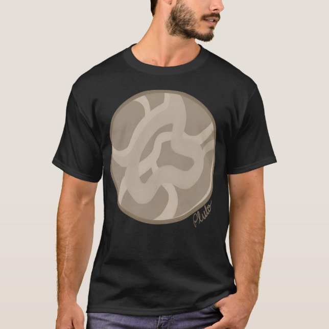Camiseta Planeta Anão Plutão Astrologia E Astronomia (Frente)