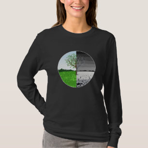 Camiseta Planeta das alterações climáticas Terra Futura