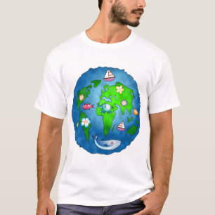 Camiseta Planeta das naturezas