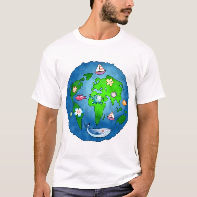 Camiseta Planeta das naturezas (Frente)