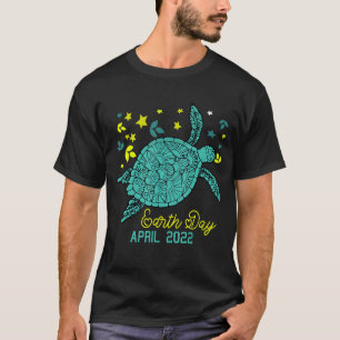 Camiseta Planeta das Tartarugas do Mar Amor Ambiente Mundia