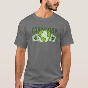 Camiseta Planeta de Mudanças Climáticas Ecológicas do Di