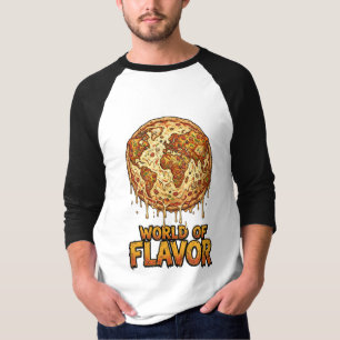 Camiseta Planeta de Overload de Pizza
