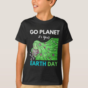 Camiseta Planeta do Dia da Terra É o Dia da Terra 1