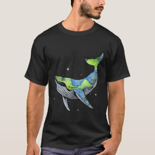 Camiseta Planeta Do Mar Da Terra Orcas Baleia Salva O Plane