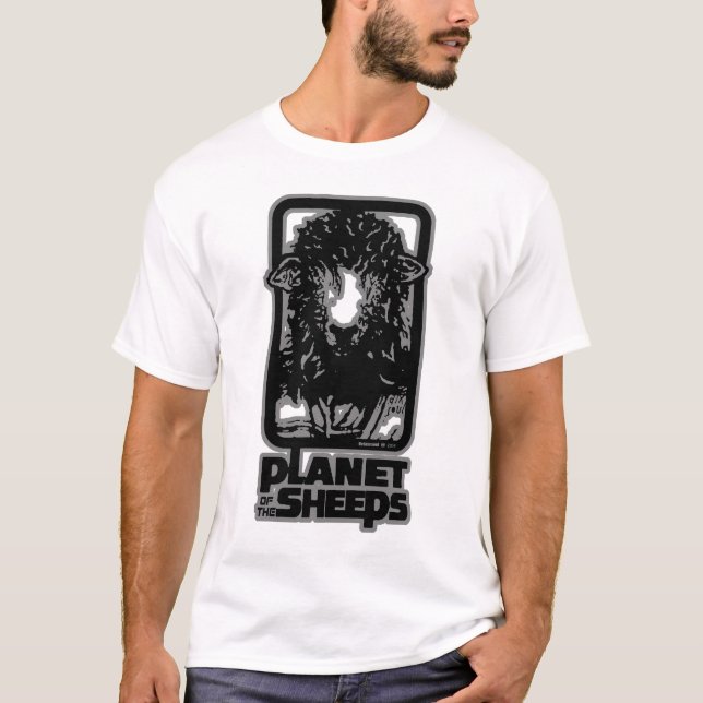 Camiseta planeta dos carneiros (Frente)