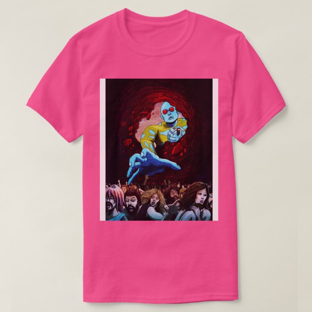 Camiseta PLANETA FANTÁSTICO Ohms do mundo (Frente do Design)