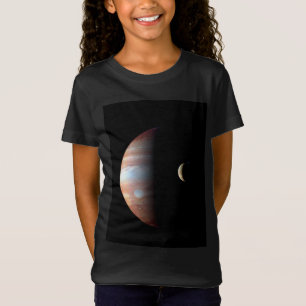 Camiseta Planeta Gás Júpiter e Lua Galileu