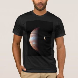 Camiseta Planeta Gás Júpiter e Lua Galileu