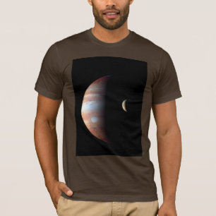Camiseta Planeta Gás Júpiter e Lua Galileu