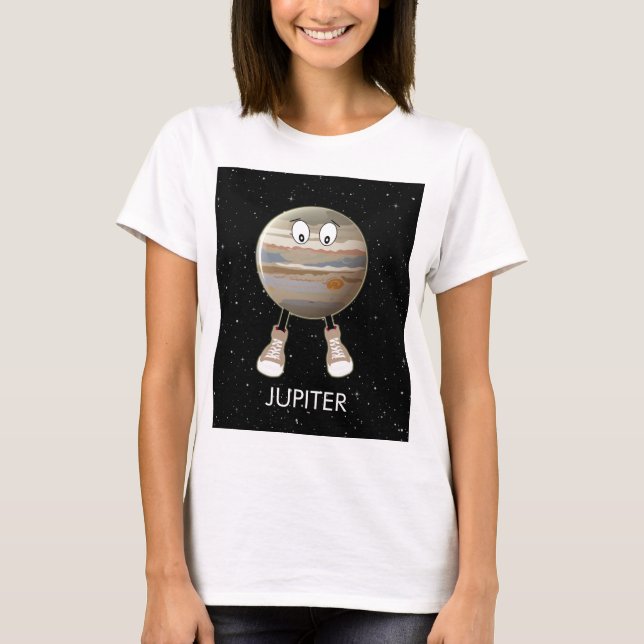 Camiseta Planeta Júpiter e Estrelas (Frente)