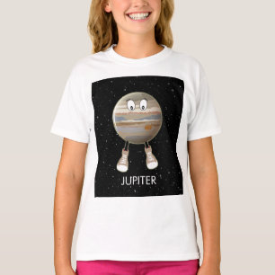 Camiseta Planeta Júpiter e Estrelas