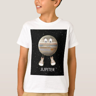 Camiseta Planeta Júpiter e Estrelas
