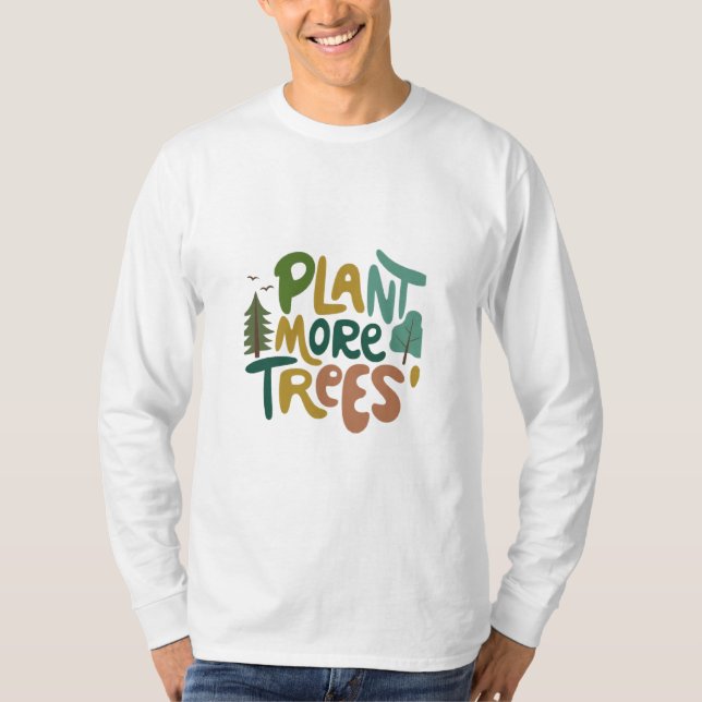 Camiseta Planeta mais árvores (Frente)