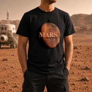 Camiseta Planeta Marte Engraçado