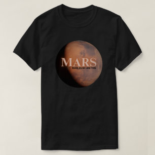 Camiseta Planeta Marte Engraçado