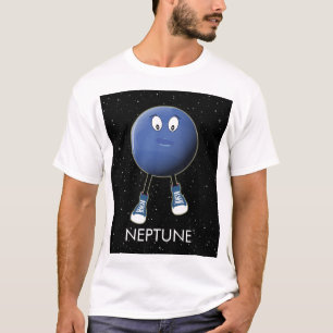 Camiseta Planeta Netuno e Estrelas