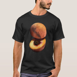 Camiseta Planeta Peach Mars Cortou Astronomia Espacial Scie