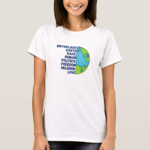 Camiseta Planeta Pessoas sobre Liberdade Religiosa