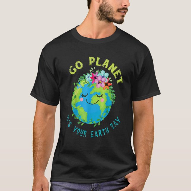Camiseta Planeta Planeta Terra-Dia-Terra-Annivers do Planet (Frente)