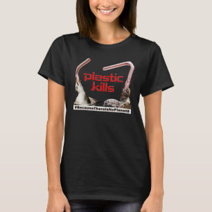 Camiseta Planeta Plástico B Meio Ambiente Oceano Clima Gera