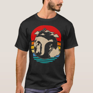 Camiseta Planeta Retro Terrestre Monta Ciência Espacial Ast