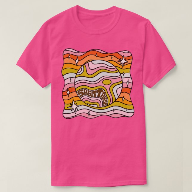 Camiseta Planeta Sagitário (Frente do Design)