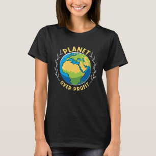 Camiseta Planeta Sobre Lucro Meio Ambiente Mãe Terra Clima