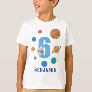 Camiseta Planeta Solar 6 de Aniversário