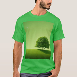 Camiseta "Planeta Sustentável, Tee Minimalista - Edição Esc