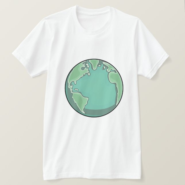 Camiseta Planeta Terra (Frente do Design)