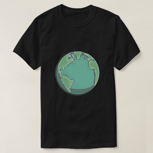 Camiseta Planeta Terra (Frente do Design)