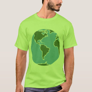 Camiseta Planeta Terra de Rave Kawaii