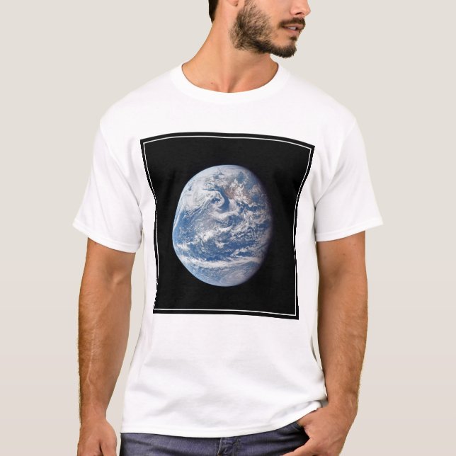 Camiseta Planeta Terra Tirada Pela Tripulação Apollo 11. (Frente)