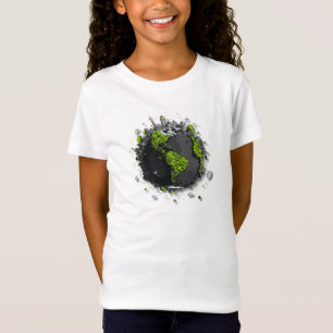 Camiseta Planeta Terra Verde 