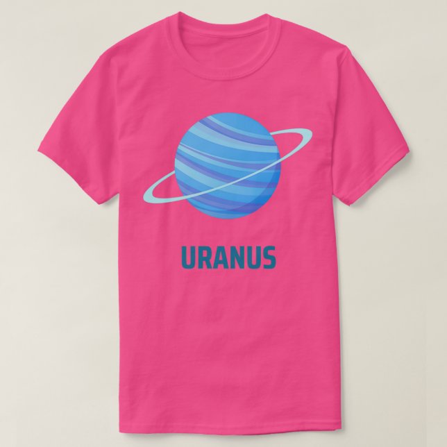 Camiseta Planeta Urano (Frente do Design)