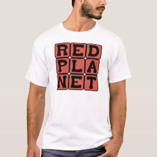 Camiseta Planeta Vermelho, Marte