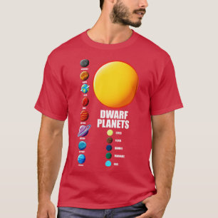 Camiseta Planetas anões