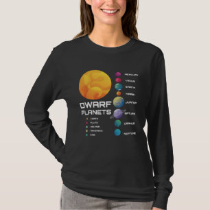 Camiseta Planetas Anões do Sistema Solar Astronauta Espacia