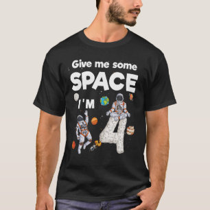 Camiseta Planetas Astronautas Espaciais Exteriores com Quat