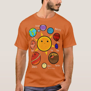 Camiseta Planetas Astronomia Universo Educação Científica