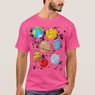 Camiseta Planetas Cientista do Universo Espacial Exterior G