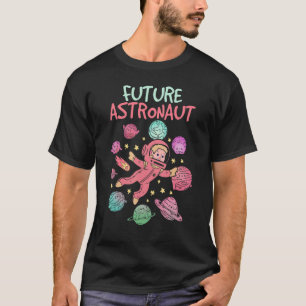 Camiseta Planetas Cientista Espacial Criança Astronomia Fut