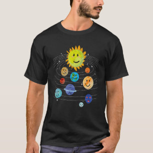 Camiseta Planetas Cólitos Cientista Espacial Astr Universo