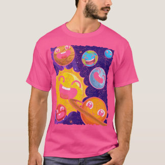 Camiseta Planetas Cóteos Galáxicos Astrônomos do Universo C