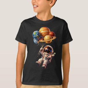 Camiseta Planetas de Astronauta Divertido Astronomia para C