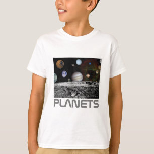 Camiseta Planetas do sistema solar