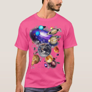 Camiseta Planetas do sistema solar